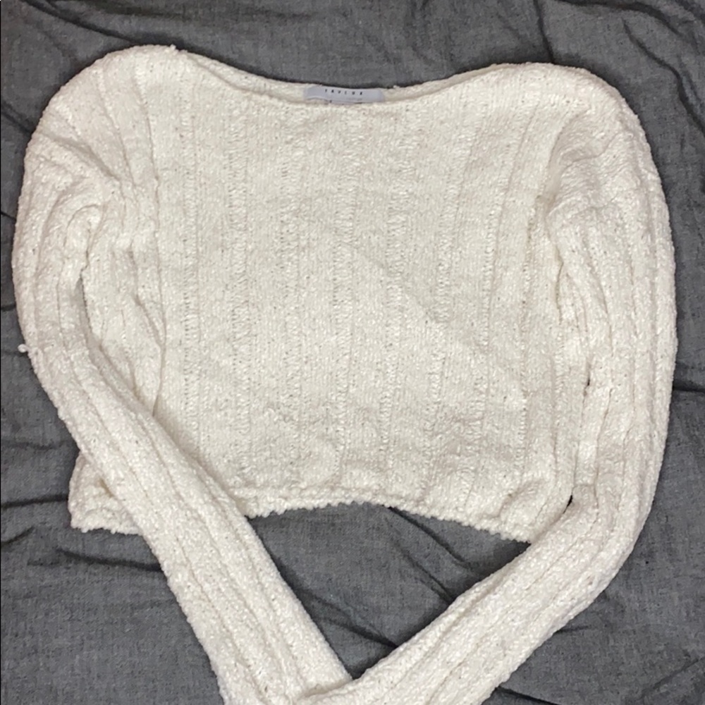 Cozy crop sweater